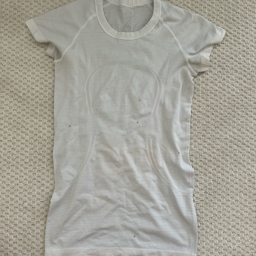 lululemon athletica White Short Sleeve Tee